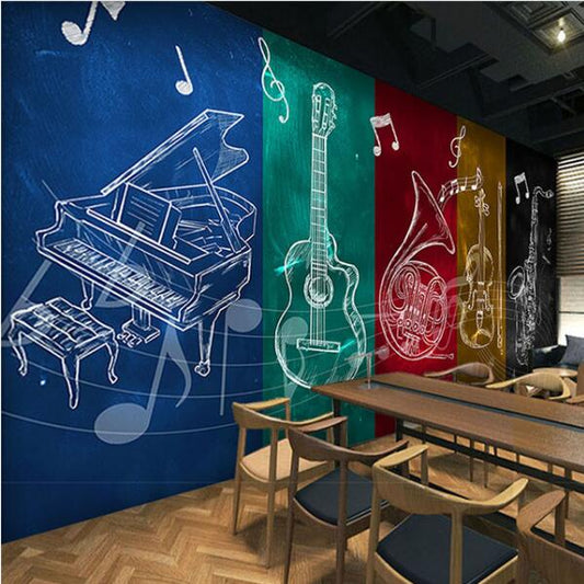 custom-rock-guitar-musical-notes-wallpaper-murals-ktv-bar-restaurant-dance-music-backdrop-wallpaper-papel-de-parede