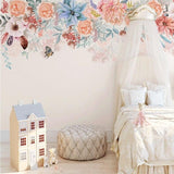custom-mural-wallpaper-papier-peint-papel-de-parede-wall-decor-ideas-for-bedroom-living-room-dining-room-wallcovering-Nordic-hand-painted-watercolor-garden-flowers