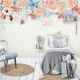 custom-mural-wallpaper-papier-peint-papel-de-parede-wall-decor-ideas-for-bedroom-living-room-dining-room-wallcovering-Nordic-hand-painted-watercolor-garden-flowers