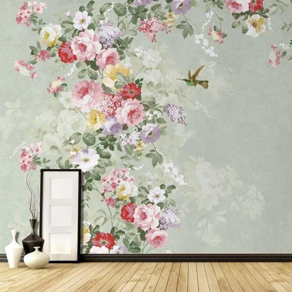 custom-mural-wallpaper-3d-living-room-bedroom-home-decor-wall-painting-papel-de-parede-papier-peint-modern-minimalist-hand-painted-american-retro-flower