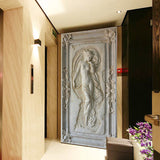 entrance-mural-hallway-corridor-nude-angel-statue