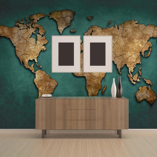 custom-mural-wallpaper-papier-peint-papel-de-parede-wall-decor-ideas-for-bedroom-living-room-dining-room-wallcovering-retro-crack-world-map-background