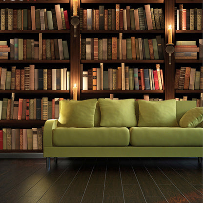 bookshelf-bookcase-library-wallpaper-vintage-retro-mural