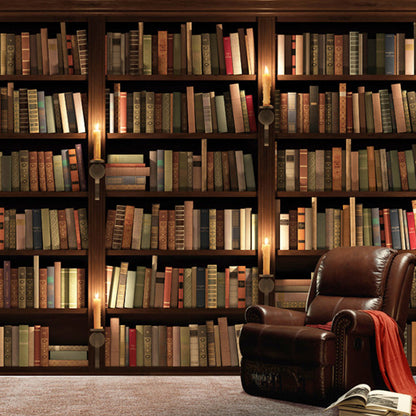 bookshelf-bookcase-library-wallpaper-vintage-retro-mural