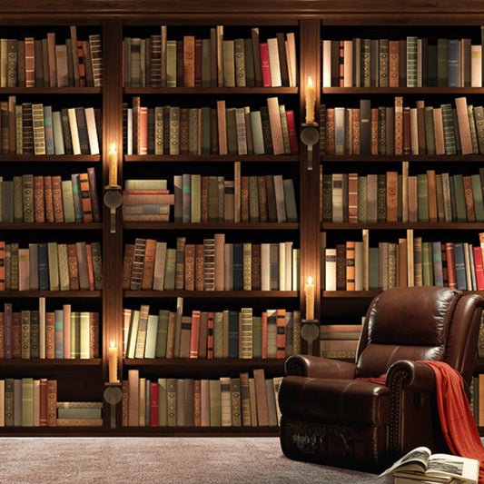 bookshelf-bookcase-library-wallpaper-vintage-retro-mural