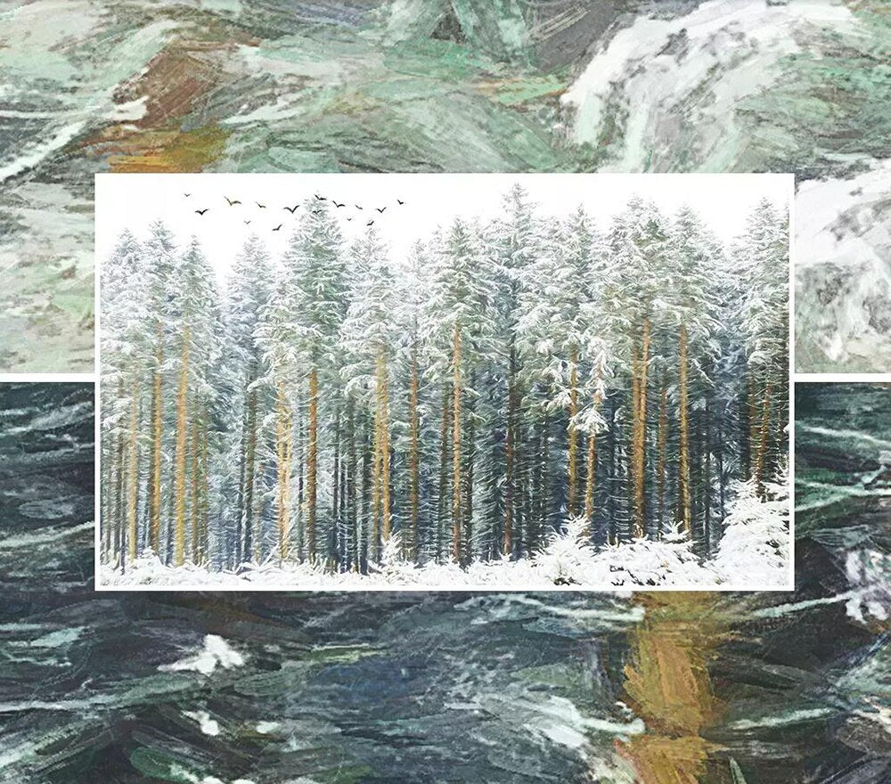custom-mural-wallpaper-papier-peint-papel-de-parede-wall-decor-ideas-for-bedroom-living-room-dining-room-wallcovering-Forest-bird-scenery
