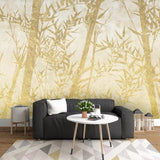 custom-mural-wallpaper-papier-peint-papel-de-parede-wall-decor-ideas-for-bedroom-living-room-dining-room-wallcovering-Golden-and-rich-bamboo