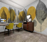 custom-size-wall-mural-3d-wallcovering-decorative-wallpaper-black-and-white-trees-forest-scene-background-wall-painting-hand-painted-leaves-wallcovering