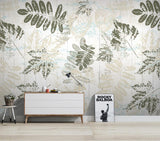 custom-size-wall-mural-3d-wallcovering-decorative-wallpaper-black-and-white-trees-forest-scene-background-wall-painting-leaves-plants