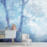 custom-mural-wallpaper-papier-peint-papel-de-parede-wall-decor-ideas-for-bedroom-living-room-dining-room-wallcovering-Forest-mist-scenery