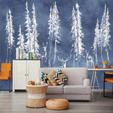 custom-mural-wallpaper-3d-living-room-bedroom-home-decor-wall-painting-papel-de-parede-papier-peint-nordic-painting-style-cartoon-forest-tree-elk-pastoral