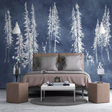custom-mural-wallpaper-3d-living-room-bedroom-home-decor-wall-painting-papel-de-parede-papier-peint-nordic-painting-style-cartoon-forest-tree-elk-pastoral