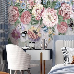 custom-mural-wallpaper-papier-peint-papel-de-parede-wall-decor-ideas-for-bedroom-living-room-dining-room-wallcovering-European-Pastoral-Style-Peony-3D-Flower