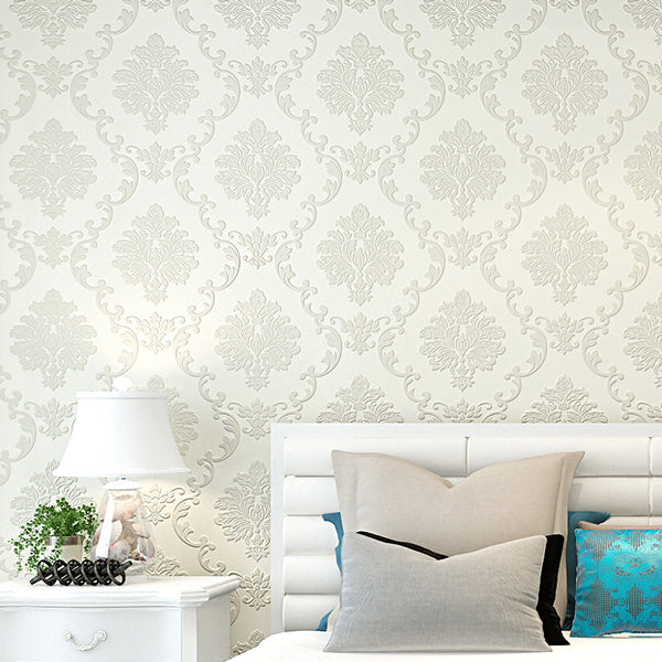 European-Style-3D-Embossed-Floral-Luxury-Damask-Wallpaper-wallcovering