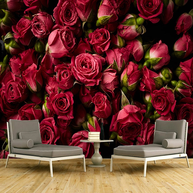 Red rose sales 3d wallpaper