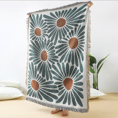 floral-daisy-pattern-woven-throw-blanket-wall-carpet-sofa-bed-room-decor-tassel-thread-blanket-large-throw-tapestry-picnic-mat