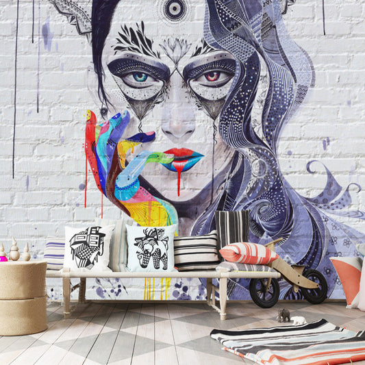 custom-wall-mural-wallcovering-faux-brick-stone-wallpaper-graffiti
