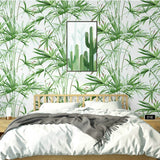green-leaves-tropical-wall-paper-natural-bamboo-pattern-wallpaper