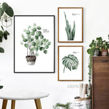 green-plant-turtle-leaf-cuadros-nordic-poster-wall-pictures-for-living-room-wall-art-canvas-painting-posters-and-prints-unframed