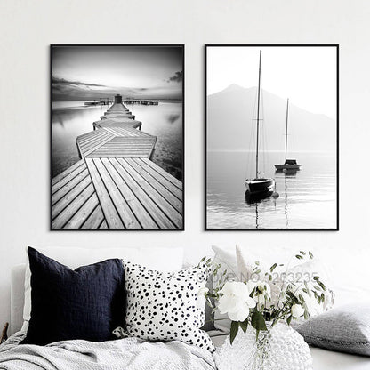 grey-ferry-bridge-posters-prints-wall-art-canvas-painting-cuadros-nordic-poster-picture-wall-pictures-for-living-room-unframed