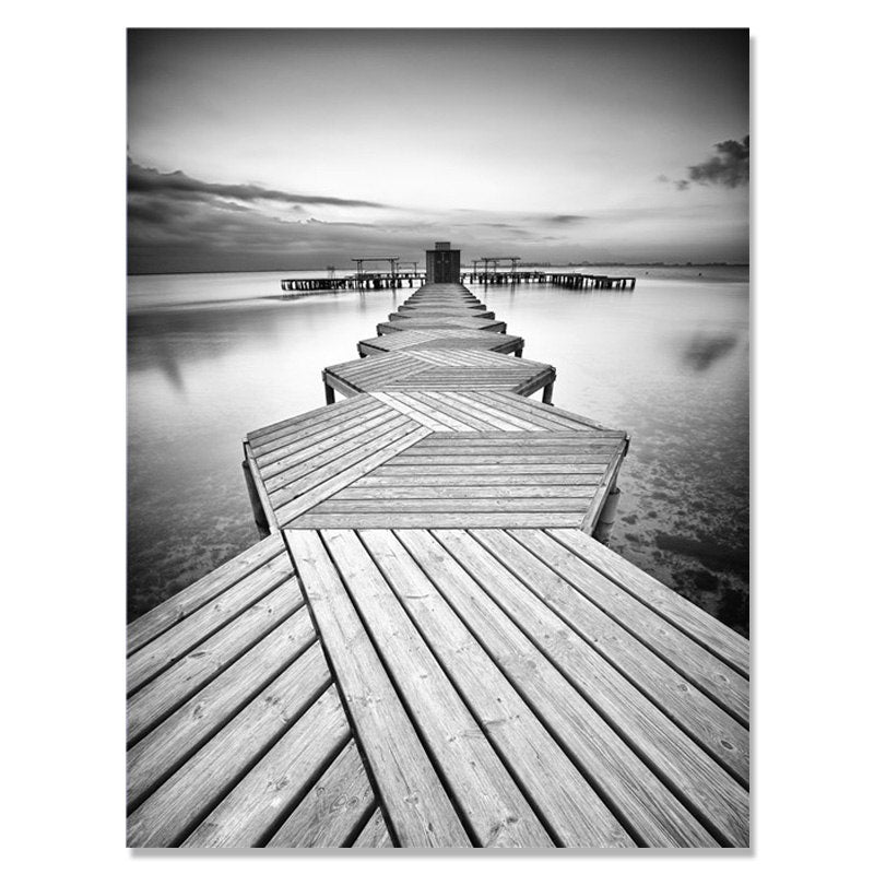 grey-ferry-bridge-posters-prints-wall-art-canvas-painting-cuadros-nordic-poster-picture-wall-pictures-for-living-room-unframed