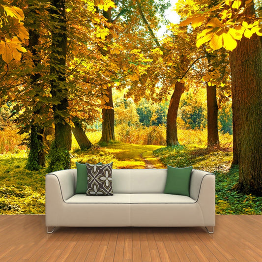 custom-mural-wallpaper-papier-peint-papel-de-parede-wall-decor-ideas-for-bedroom-living-room-dining-room-wallcovering-HD-Autumn-Forest-Maple-Leaf