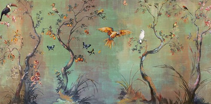 custom-3d-wallpaper-mural-french-landscape-tropical-rain-forest-oil-painting-light-luxury-plant-background-wall-home-decor-papier-peint