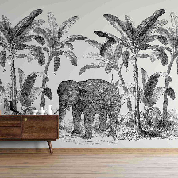 black-and-white-tropical-rain-forest-custom-wallpaper-3d-mural-study-living-room-sofa-tv-background-waterproof-canvas-wallpaper-wall-painting-papier-peint-wallcovering-nursery-vintage