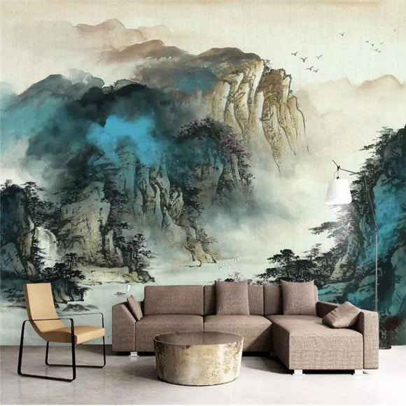 Chinese Landscape Painting Wallpaper