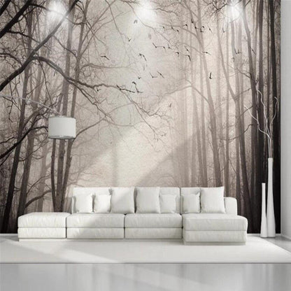 custom-3d-wall-decoration-wallpaper-mural-woods-forest-birds-retro-nostalgic-tv-background-wall-paper-papier-peint