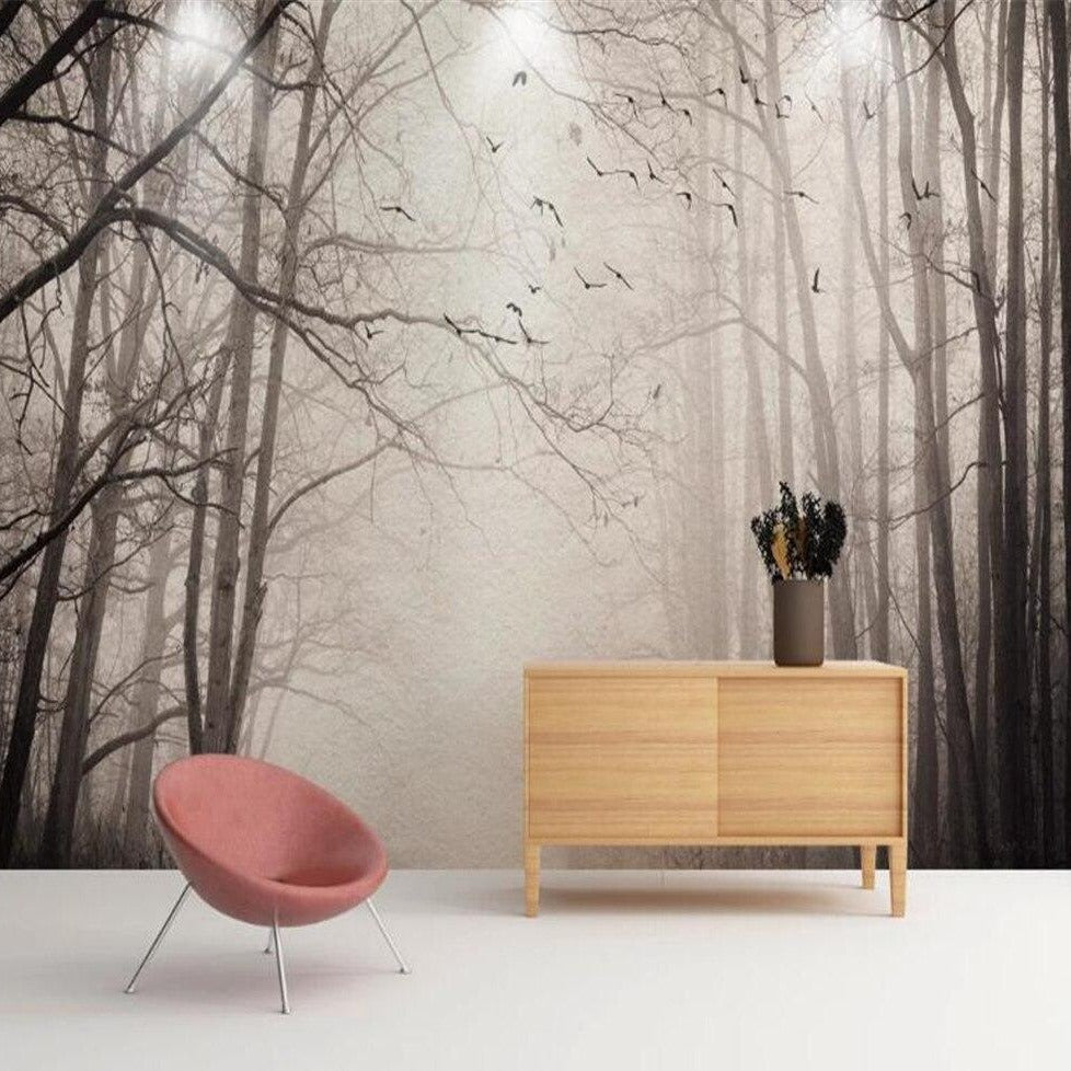 custom-3d-wall-decoration-wallpaper-mural-woods-forest-birds-retro-nostalgic-tv-background-wall-paper-papier-peint