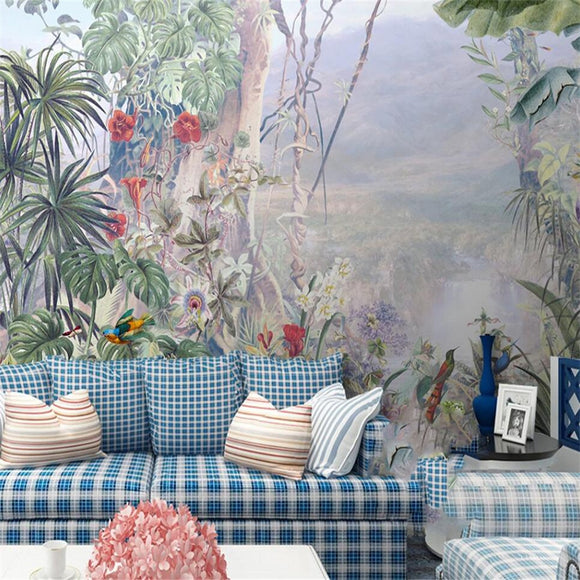 custom-3d-wallpaper-mural-european-garden-hand-painted-medieval-background-wall-living-room-bedroom-papier-peint