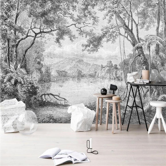 black-and-white-trees-forest-custom-wallpaper-3d-mural-study-living-room-sofa-tv-background-waterproof-canvas-wallpaper-wall-painting-papier-peint-wallcovering