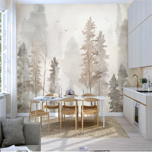 custom-3d-wallpaper-mural-nordic-style-wallpaper-modern-minimalist-style-wallpaper-forest-wall-cloth-bedroom-papier-peint