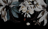 custom-photo-mural-wallpaper-3d-printing-nordic-minimalist-hand-painted-flowers-black-bedroom-background-floral-papier-peint-dark-interior