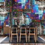 custom-mural-wallpaper-papier-peint-papel-de-parede-wall-decor-ideas-for-bedroom-living-room-dining-room-wallcovering-abstract-graffiti-color-oil-painting-hotel-cafe-tooling-background-wall