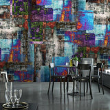 custom-mural-wallpaper-papier-peint-papel-de-parede-wall-decor-ideas-for-bedroom-living-room-dining-room-wallcovering-abstract-graffiti-color-oil-painting-hotel-cafe-tooling-background-wall