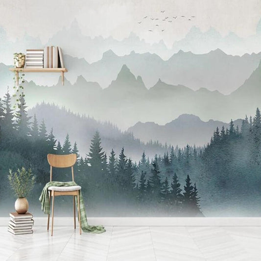 custom-mural-wallpaper-3d-living-room-bedroom-home-decor-wall-painting-papel-de-parede-papier-peint-mountains-forest-misty