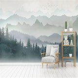 custom-mural-wallpaper-3d-living-room-bedroom-home-decor-wall-painting-papel-de-parede-papier-peint-mountains-forest-misty