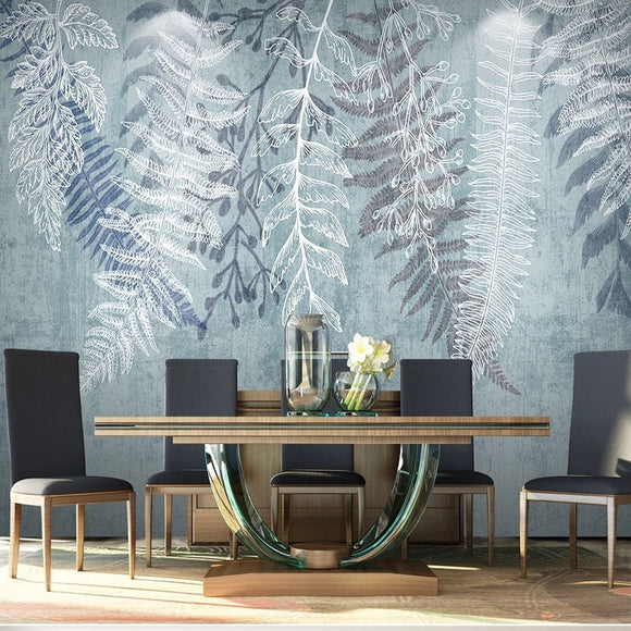 custom-mural-wallpaper-papier-peint-papel-de-parede-wall-decor-ideas-for-bedroom-living-room-dining-room-wallcovering-Tropical-Plant-Leaves