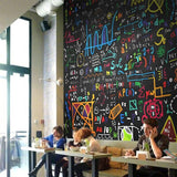 custom-mural-wallpaper-papier-peint-papel-de-parede-wall-decor-ideas-for-wallcovering-Colored-Chalk-Math-Formula-Blackboard-Restaurant-Cafe-Kids-Bedroom