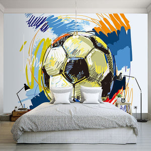 modern-fashion-hand-painted-graffiti-football-wallpaper-custom-mural-non-woven-interior-wall-decoration-art-wall-painting-soccer