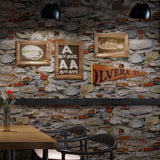 faux-brick-stone-wallpaper-living-room-wallcovering-restaurant