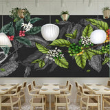 custom-mural-wallpaper-papier-peint-papel-de-parede-wall-decor-ideas-for-bedroom-living-room-dining-room-wallcovering-abstract-leaves