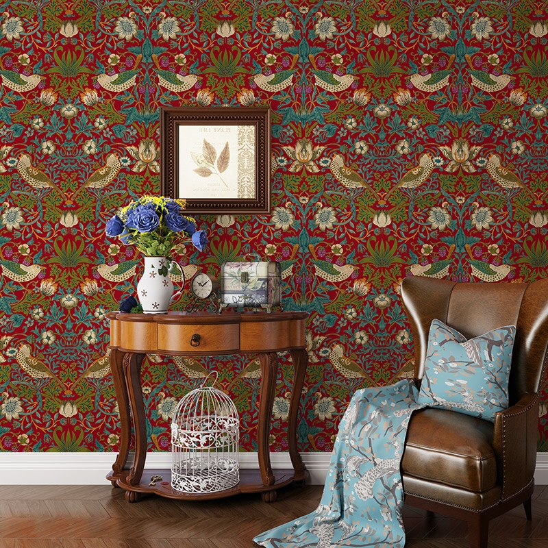 Classic Flower Wallpaper Design