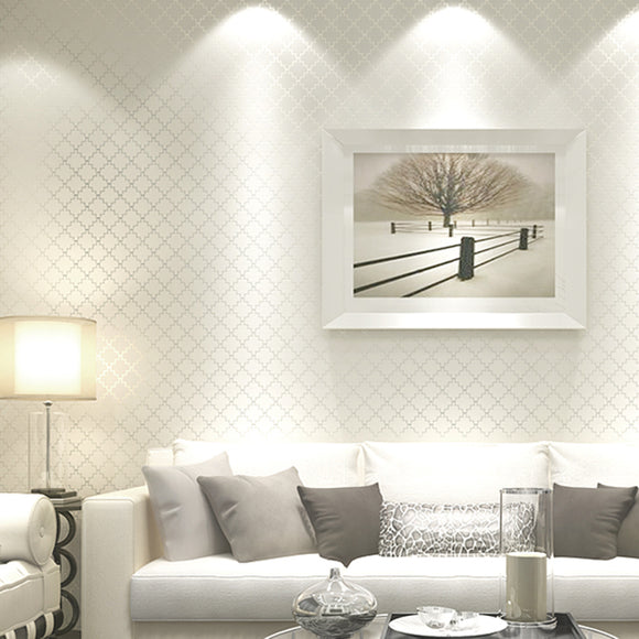 Luxury-Fabric-Lattice-Stripe-Wallpaper-Foam-Embossed-wallcovering