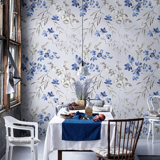 nordic-pastoral-purple-wallpaper-flower-small-foral-modern-minimalist-bedroom-living-room-background-wall-wallpaper-papier-peint