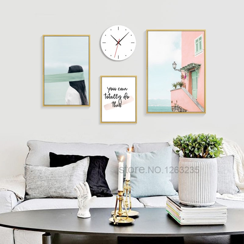 nordic-poster-coconut-tree-wall-pictures-for-living-room-posters-and-prints-green-leaf-blue-wall-art-canvas-painting-unframed
