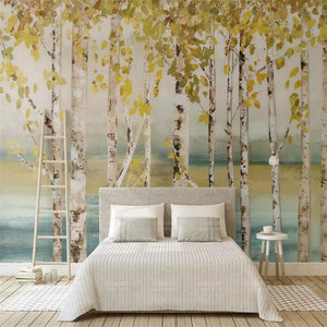 custom-mural-wallpaper-3d-living-room-bedroom-home-decor-wall-painting-papel-de-parede-papier-peint-nordic-style-birch-wood-oil-painting-tv-background-wall-painting-decorative-painting
