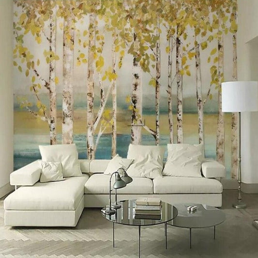 custom-mural-wallpaper-3d-living-room-bedroom-home-decor-wall-painting-papel-de-parede-papier-peint-nordic-style-birch-wood-oil-painting-tv-background-wall-painting-decorative-painting